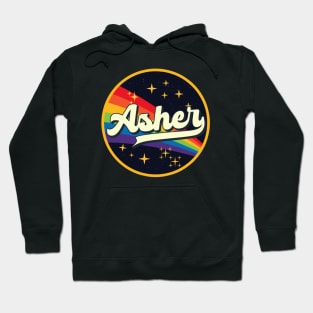 Asher // Rainbow In Space Vintage Style Hoodie